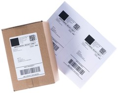 8.5″ x 5.5″ Half Sheet Self Adhesive Shipping Labels for Laser & Inkjet Print…