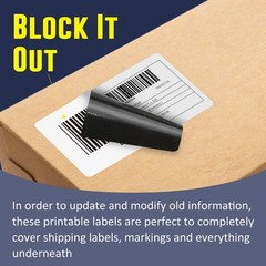 2.25″ x 1.25″ Direct Thermal Labels, Permanent Adhesive Barcode Address Label…