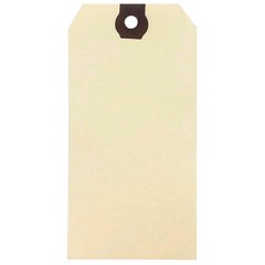 GRAINGER APPROVED 61KU07 Blank Shipping Tag,Paper,Manila,PK1000 61KU07
