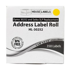 DYMO 30252 – 7 Rolls – 1 ea. YELLOW PINK GREEN ORANGE RED WHITE BLUE