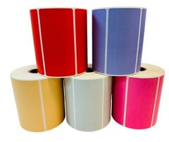 4″x2″ Violet Purple Direct Thermal Zebra Sato Printers Label Sticker 750 P/Roll