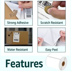 Compatible DYMO 1744907 4″ x 6″ Shipping Label 220 Labels/Roll Labelwriter 4XL
