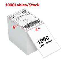 4″x6″ Direct Thermal Shipping Labels Fanfold/ Roll Perforated For Rollo & Zebra