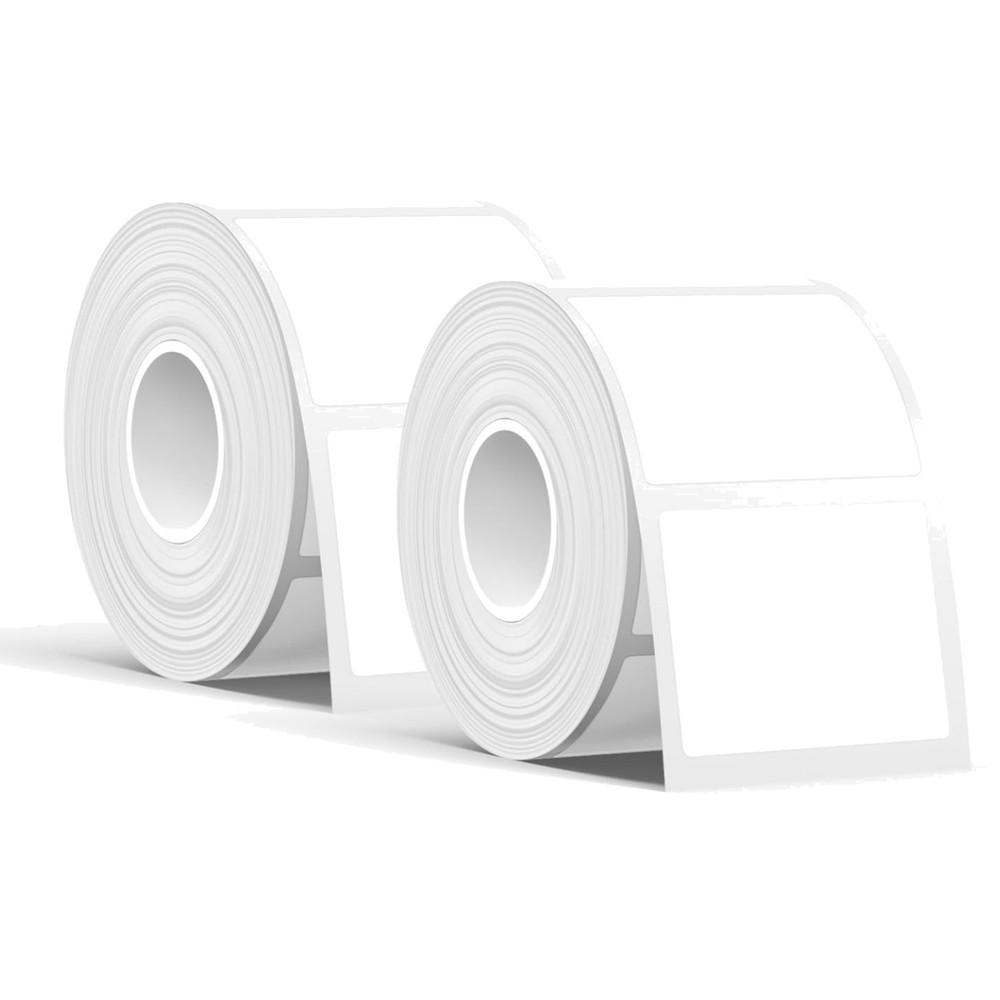 T50M Series Label Maker Tape, 2 Rolls 1.57” × 1.18” 40mm × 30mm 250 Labels/…