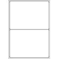 200 Paypal Shipping Postage Labels/ 2 Labels to Page 8.5×5.5 with “Round” Edges