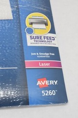 Avery Mailing Address Labels Easy Peel Inkjet White 1500 Pack 5260 1″ x 2-5/8″