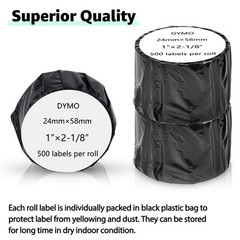 5Rolls 57mmx32mm Medium White LabelWriter Multipurpose Labels Fit DYMO LW 330