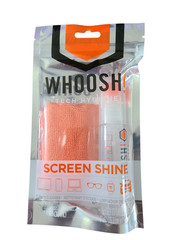 WHOOSH! Spray Cleaner With Microfiber Cloth – 1 oz: Electronics Sanitizer, Alcoh