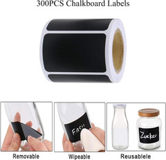 Chalkboard Labels, 300PCS Waterproof Blackboard Reusable Chalk Sticker Label,…