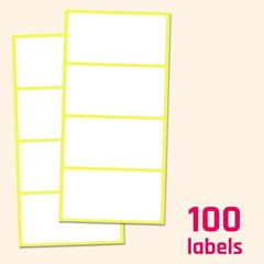 100 Pieces, 3″ x 1.5″ – Labels Stickers for Storage Bins, Organizing, Moving Box