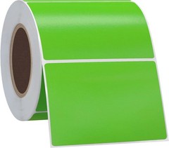 3×2 Inch Green Thermal Labels for Shipping Barcodes Address Rollo Zebra 500