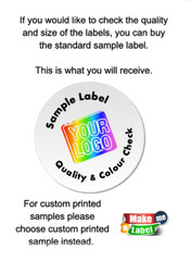 ROUND Custom Printed Sticker Labels – Personalised LOGO – ULTRA PREMIUM GLOSS