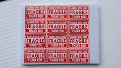 200 Round Corner 8.5×5.5 Blank Shipping Labels Half Sheet Self Adhesive Laser