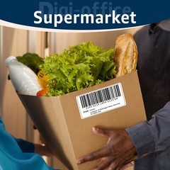 DK-1209 Compatible Barcode Labels Replacement for Brother QL-500 2.4 in x 1.1 in