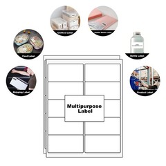 LabelMore 2 x 4 Shipping Labels for Laser or Inkjet Printable, 5000 Labels – …