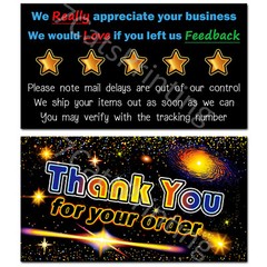 100 for eBay Seller Thank You For Your Order Cards Notes