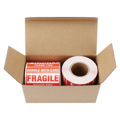 Fragile Stickers 2×3 Fragile Label Sticker Handle With Care Mailing 500 Per Roll