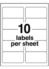 Avery Shipping Labels TrueBlock Technology Inkjet/Laser 2×4 White 5000 Labels