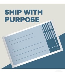 Scotch Mailing Label Roll: 3 in. x 4 in. (Blue) *85-labels