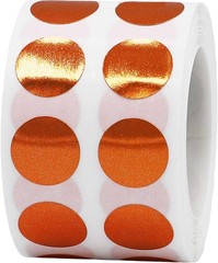 White 1/2″ Inch Round Adhesive Labels 1,000 Color Coding Dot Stickers for Effic