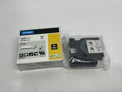 Dymo 18444 Rhino Industrial Vinyl Labels 12mm x 5.5m