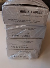 Lot of 12 House Labels (350 each box) HL-30252 Shipping/Address Labels