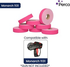 Fluorescent Pink Monarch 1131 Pricing Labels – 160k Labels