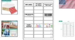 Bulk Shipping Labels – 1″ x 2-5/8″ – 15,000 Count + Bonus