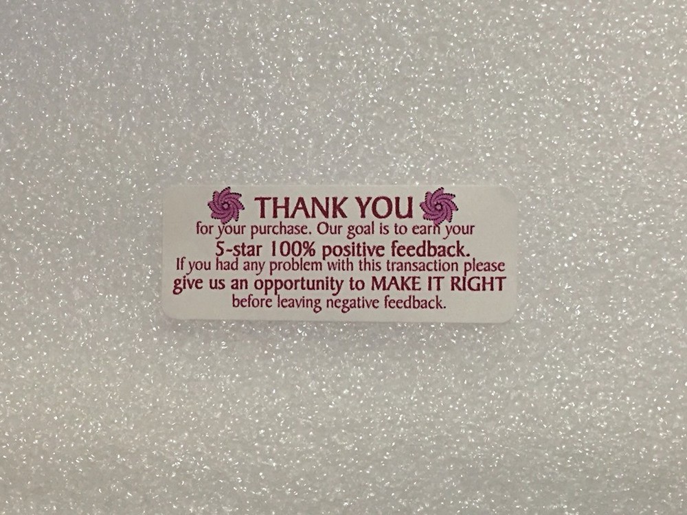 Thank You for your PURCHASE stickers 30PCS Design#10 Dark Purple Letters