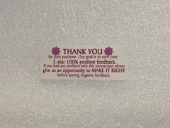 Thank You for your PURCHASE stickers 30PCS Design#10 Dark Purple Letters