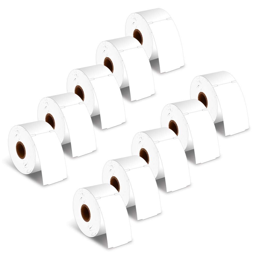 10 rolls 2 x 3.5″ Non Adhesive Business and Appointment Cards For Dymo 4XL 30374