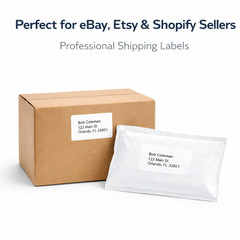 White Address Labels 1×2-5/8 Laser Printer Sheets 30/Sheet 5160 Compatible