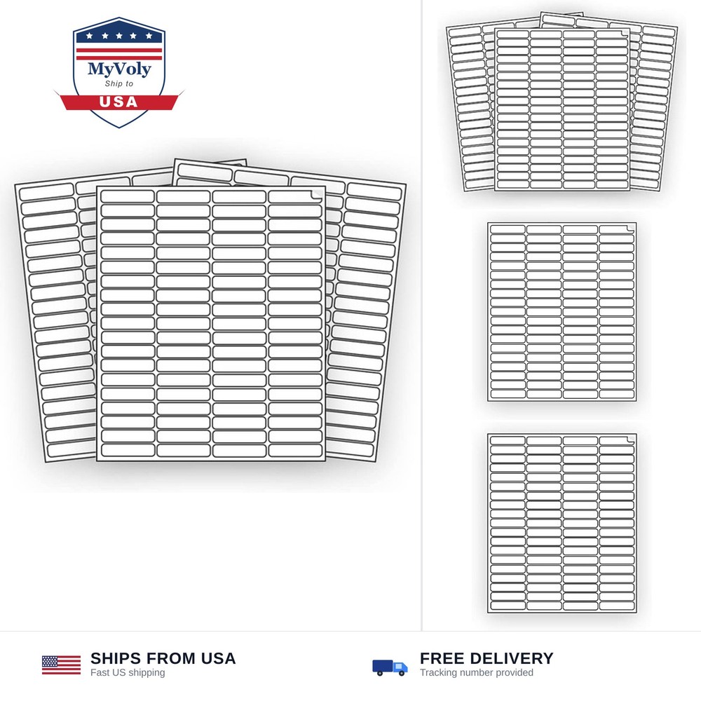 800 EcoSwift Shipping Labels 1 3/4 x 1/2 inches Mailing Address Return Invent…