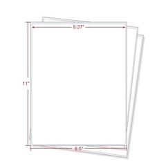 1000 8.5×11 Full Sheet Shipping Mailing Address Label Self Adhesive Laser InkJet