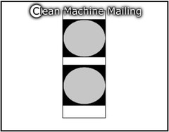 Frosted Translucent 1.5″ Round Label Tab Wafer Seals 1 1/2″ Roll of 4000