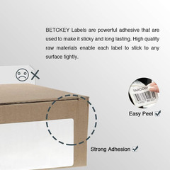 – Compatible DYMO 1744907 (4″ X 6″) Shipping Labels, Perforated, Compatible w…