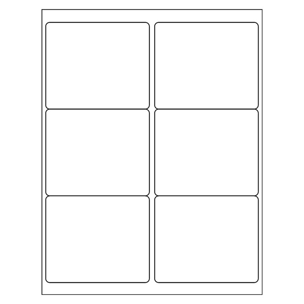 720 Shipping Labels 3-1/3″ x 4″ Mailing Address 120 Sheets 6 Per Sheet InkJet
