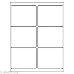 720 Shipping Labels 3-1/3″ x 4″ Mailing Address 120 Sheets 6 Per Sheet InkJet