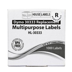 DYMO 30333 REMOVABLE Multipurpose Labels (1/2″ x 1″) – (20) Rolls of 1,000