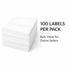 200 Adhesive Labels w/ Tear off Paper Receipt. Ebay Paypal Laser Ink Jet 200