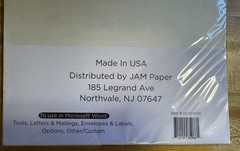 JAM PAPER Labels 4”x5” Brown Kraft Rectangle 120 Labels 30 sheets New