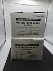 DYMO HL 30334 Multipurpose Labels (2) Rolls of 1000 Each FREE SHIP