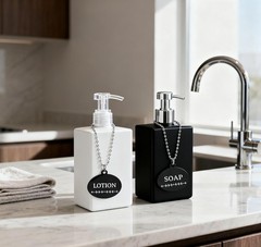 Reusable Stainless Steel Soap Lotion Labels for Bottles Jars Hand Dish Soap D…