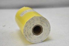 Lot of 36 Direct Thermal Label Rolls 4″ x 6″ .75″ Core 105 Labels/Roll Yellow