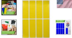 Versatile 3×1 Inch Yellow Write-On Labels for Home, Office, and School Projects