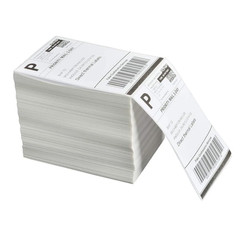 Direct Thermal Shipping Label (1000PCS 4×6 Per Fanfold Labels) Secure Adhesion
