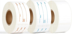 3 Rolls Food Labels, 1” X 2” Labels for Food Containers, Self-Adhesive Removable