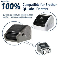 DK-2243 Compatible Continuous Labels for Brother QL-1050 DK-2243 (4 in x 100 ft)