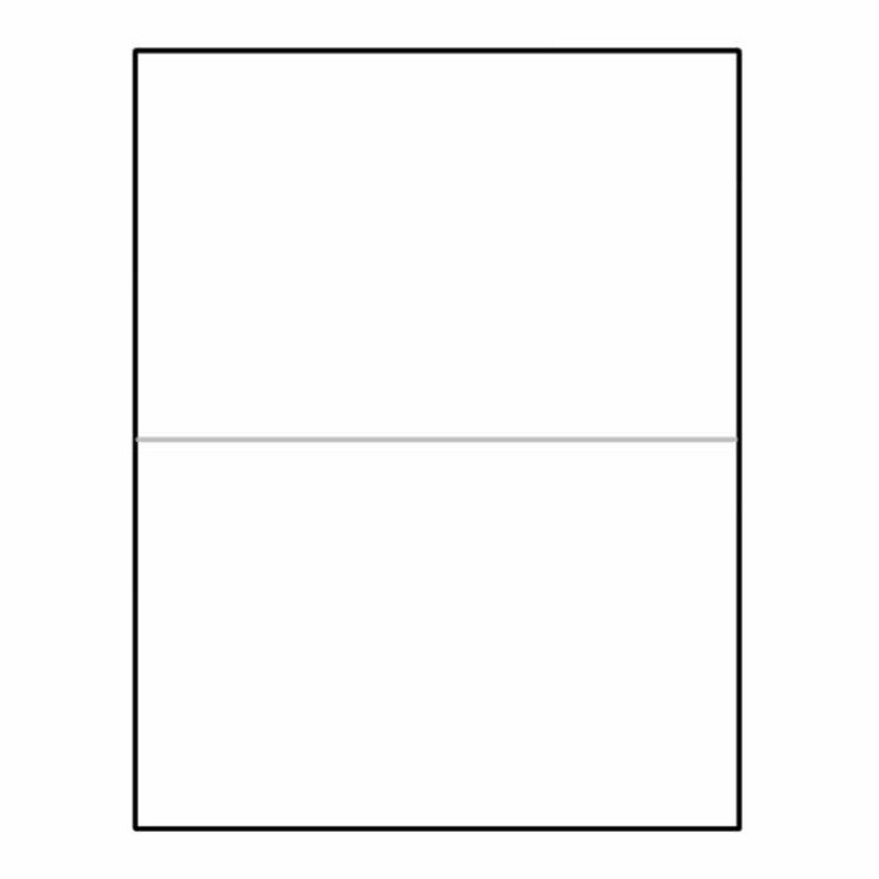 Laser Label Sheet, 8-1/2″ x 5-1/2″ Laser Finish, Flat Sheet and Pre-Die Cut