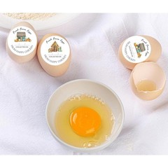 500 Pcs 2 Inch Farm Fresh Eggs Stickers Fresh Egg Carton Decor for Packaging